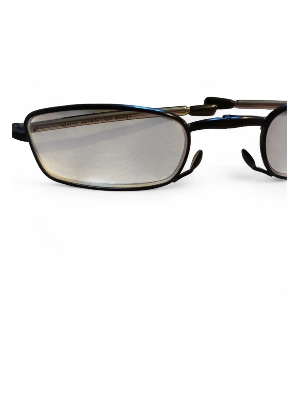2 Pack MIYUI Compact Folding Reading Glasses +2.00 Diopter With Hardshell Cases